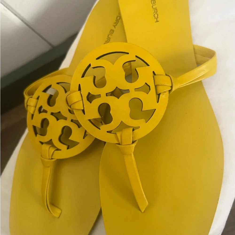 Tory Burch miller sandals, brand new- square toe, size 10. RARE, retail $230